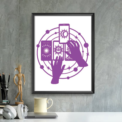 Tarot Reader – Kirigami – 3D Lightbox SVG File for Cricut & Silhouette