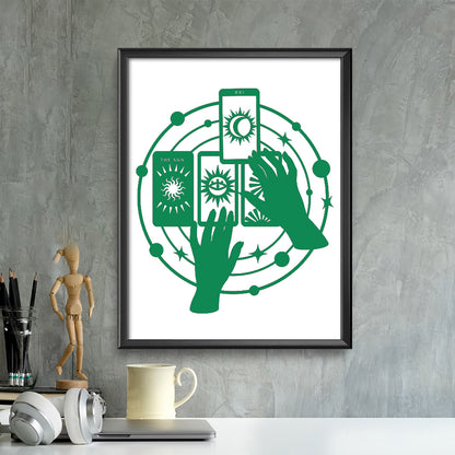 Tarot Reader – Kirigami – 3D Lightbox SVG File for Cricut & Silhouette