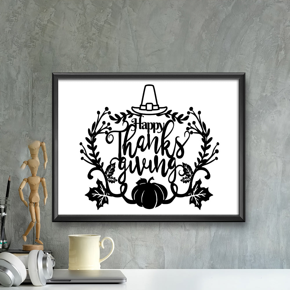Thanksgiving Day 2 – Kirigami – 3D Lightbox SVG File for Cricut & Silhouette