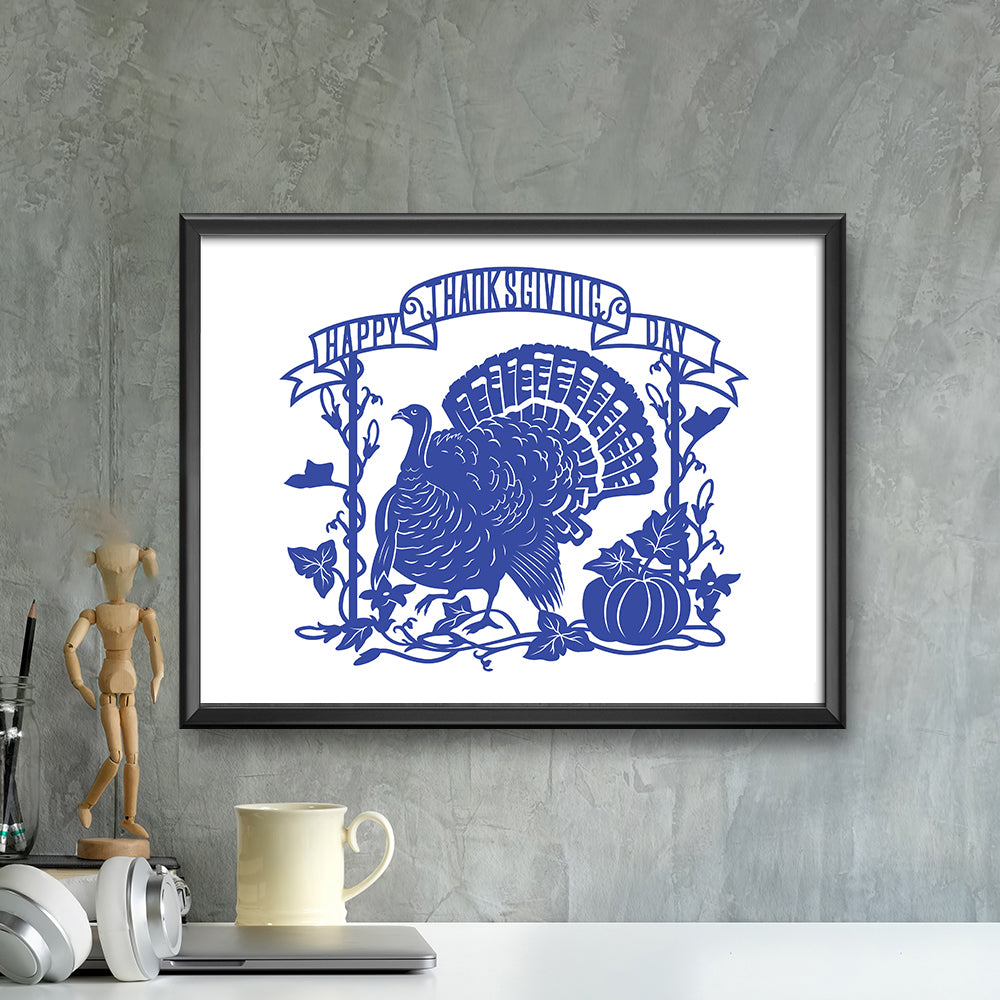 Thanksgiving Day 3 – Kirigami – 3D Lightbox SVG File for Cricut & Silhouette