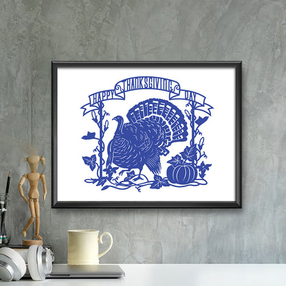 Thanksgiving Day 3 – Kirigami – 3D Lightbox SVG File for Cricut & Silhouette