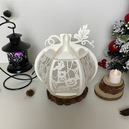 Pumpkin Boo - 3D Pumpkin Lantern File  - Cricut File  - VEKTOR KRAFT