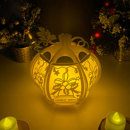 Pumpkin Christmas Bell - 3D Pumpkin Lantern File  - Cricut File  - VEKTOR KRAFT