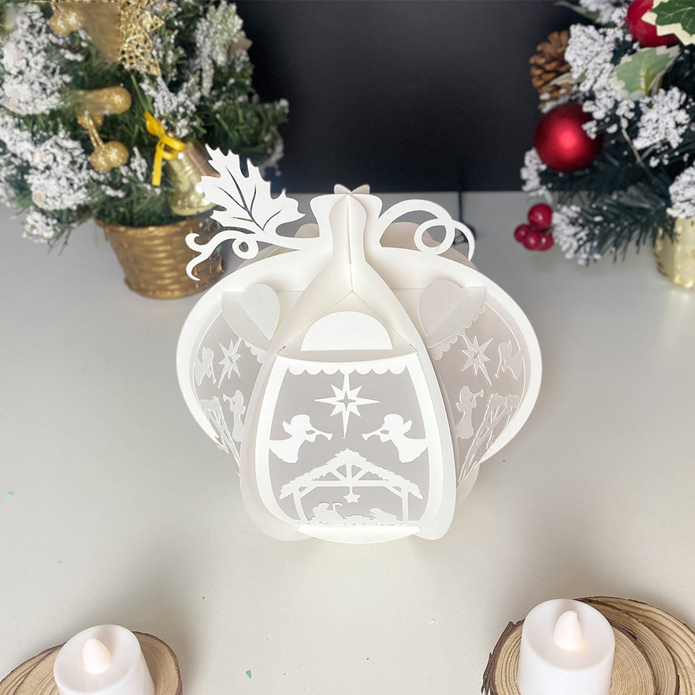 Pumpkin Christmas Nativity - 3D Pumpkin Lantern File  - Cricut File  - VEKTOR KRAFT