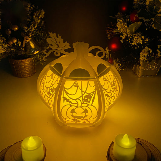 Halloween Pumpkin - 3D Pumpkin Lantern File  - Cricut File  - VEKTOR KRAFT