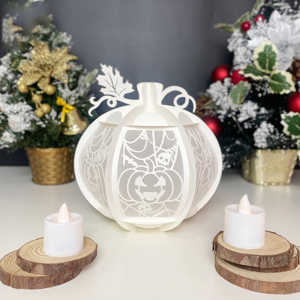 Halloween Pumpkin - 3D Pumpkin Lantern File  - Cricut File  - VEKTOR KRAFT