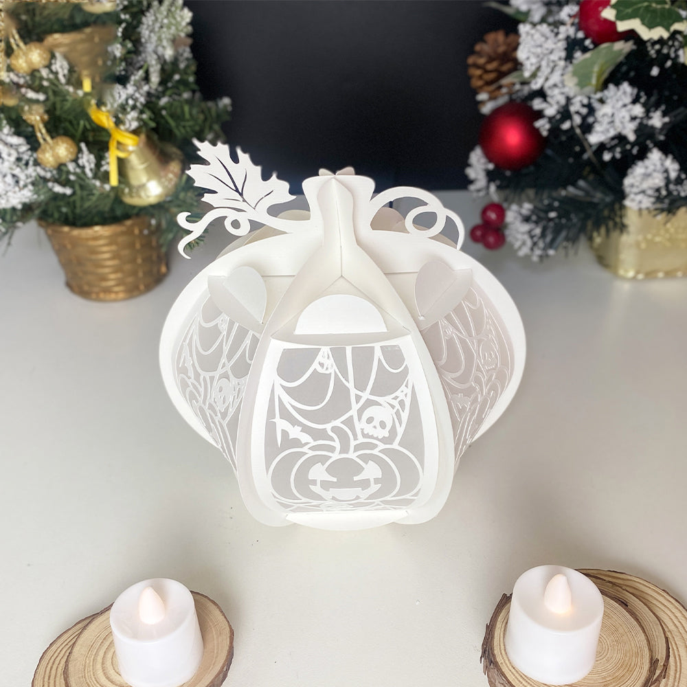 Halloween Pumpkin - 3D Pumpkin Lantern File  - Cricut File  - VEKTOR KRAFT