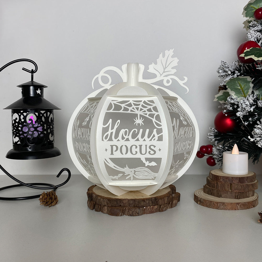 Pumpkin Hocus Pocus - 3D Pumpkin Lantern File  - Cricut File  - VEKTOR KRAFT