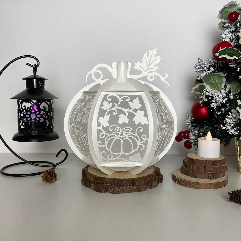 Pumpkin - 3D Pumpkin Lantern File  - Cricut File  - VEKTOR KRAFT