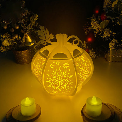 Pumpkin Snowflakes - 3D Pumpkin Lantern File  - Cricut File  - VEKTOR KRAFT