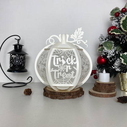 Pumpkin Trick Or Treat - 3D Pumpkin Lantern File  - Cricut File  - VEKTOR KRAFT