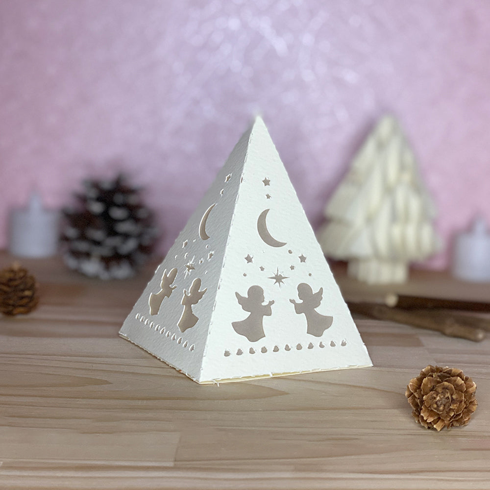 Xmas 5 - 3D Pyramid Lantern File  - Cricut File  - VEKTOR KRAFT