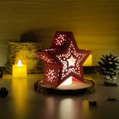 Xmas 1 - 3D Star Lantern File  - Cricut File 1  - VEKTOR KRAFT