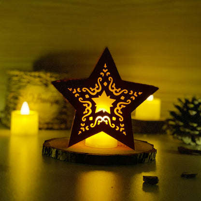 Xmas 1 - 3D Star Lantern File  - Cricut File 1  - VEKTOR KRAFT