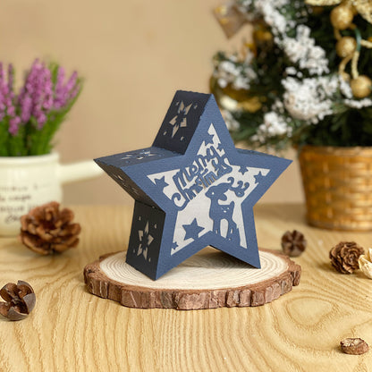 Xmas 2 - 3D Star Lantern File  - Cricut File 1  - VEKTOR KRAFT