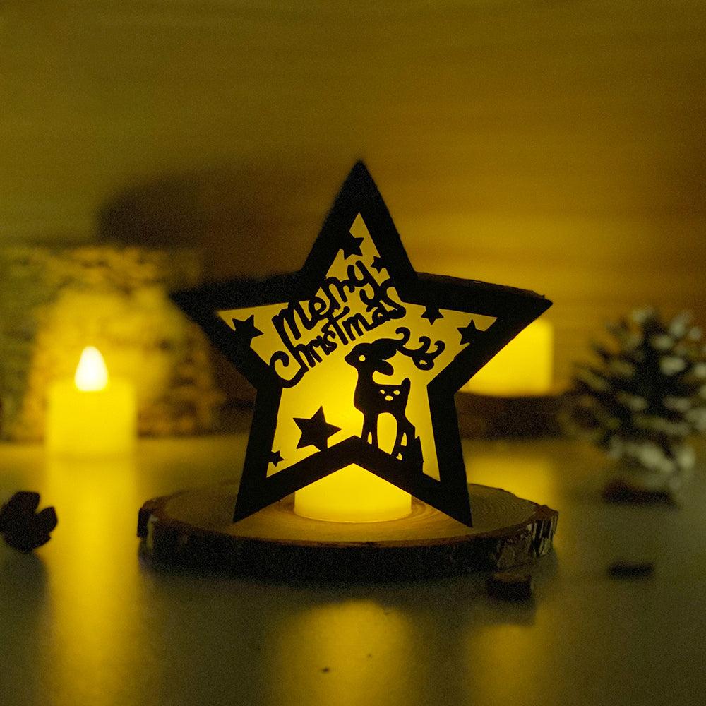 Xmas 2 - 3D Star Lantern File  - Cricut File 1  - VEKTOR KRAFT