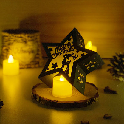 Xmas 2 - 3D Star Lantern File  - Cricut File 1  - VEKTOR KRAFT