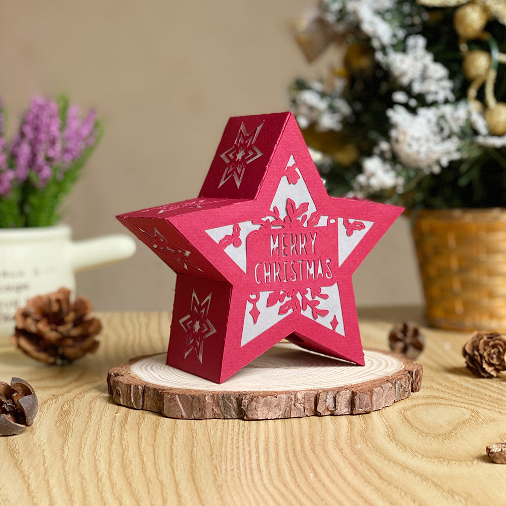 Xmas 3 - 3D Star Lantern File  - Cricut File 1  - VEKTOR KRAFT