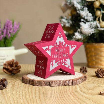 Xmas 3 - 3D Star Lantern File  - Cricut File 1  - VEKTOR KRAFT
