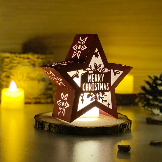 Xmas 3 - 3D Star Lantern File  - Cricut File 1  - VEKTOR KRAFT