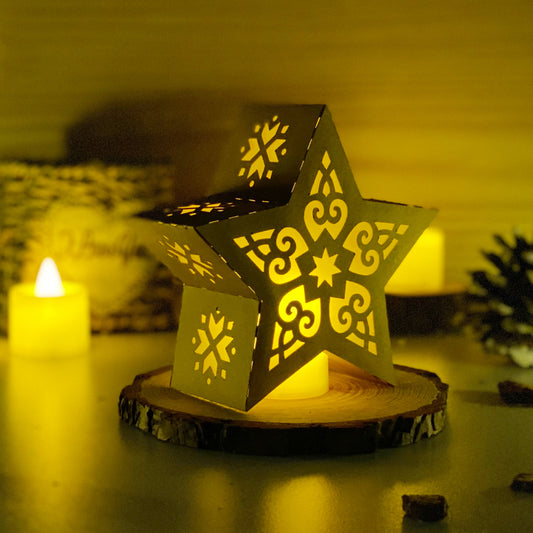 Xmas 5 - 3D Star Lantern File  - Cricut File 1  - VEKTOR KRAFT