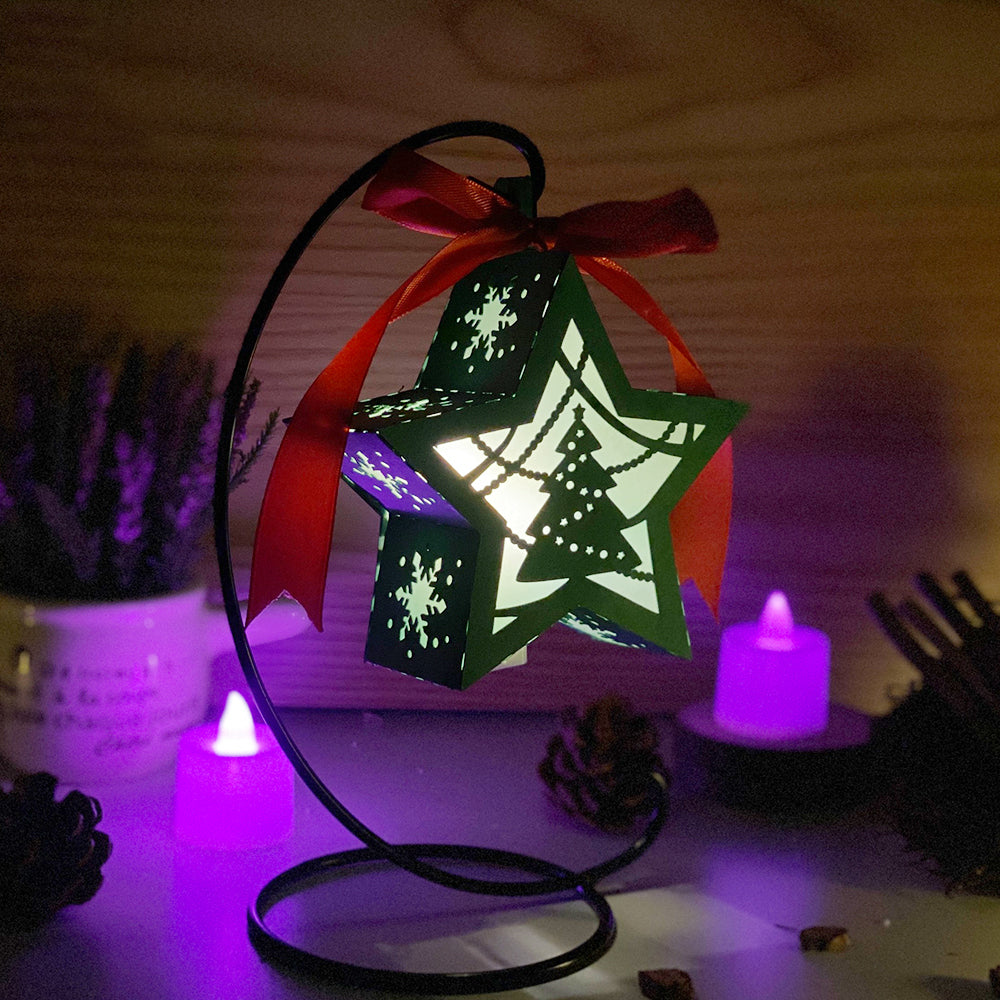 Xmas 4 - 3D Star Lantern File  - Cricut File 2  - VEKTOR KRAFT