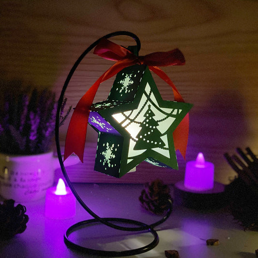 Xmas 4 - 3D Star Lantern File  - Cricut File 2  - VEKTOR KRAFT