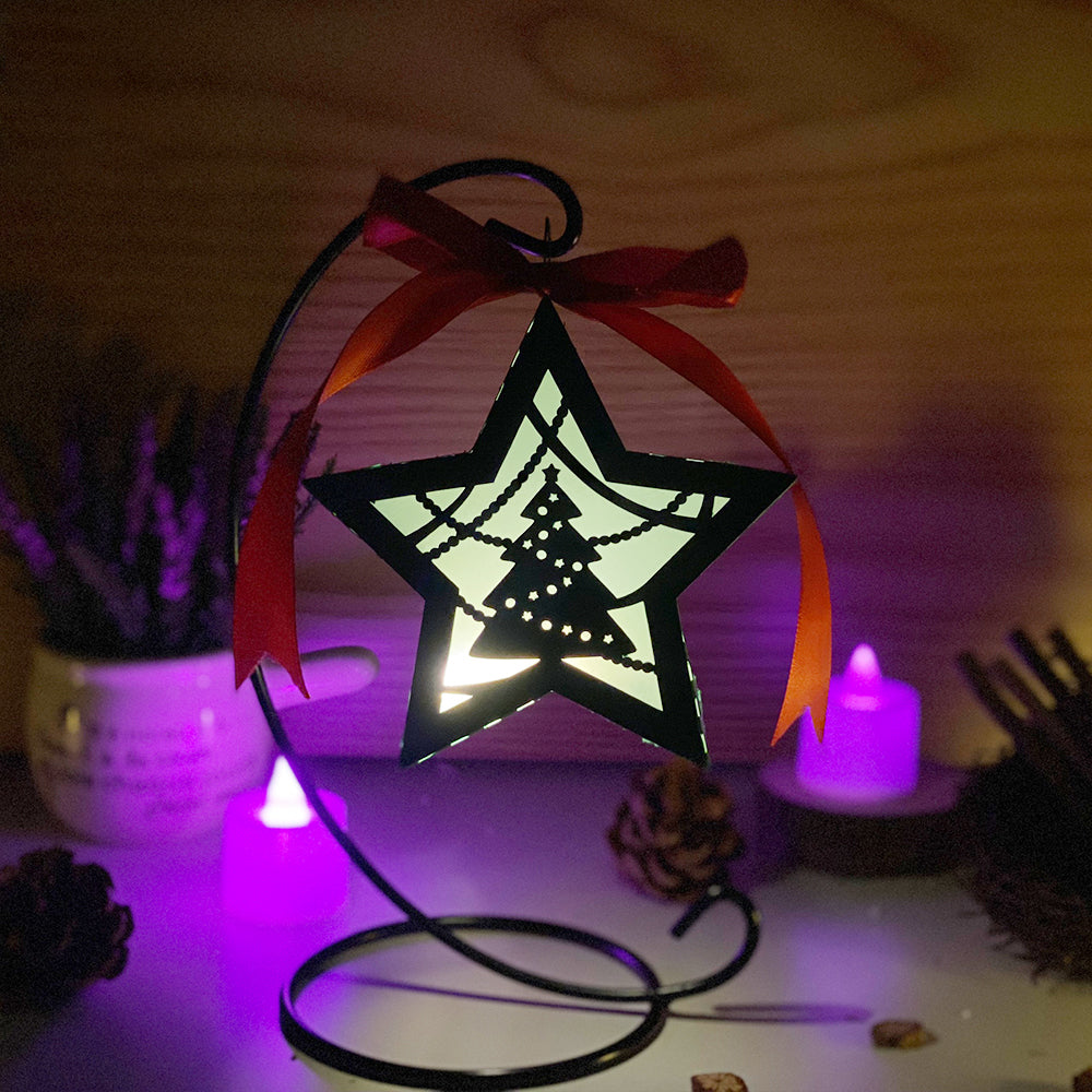 Xmas 4 - 3D Star Lantern File  - Cricut File 2  - VEKTOR KRAFT