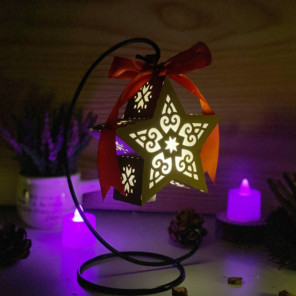 Xmas 5 - 3D Star Lantern File  - Cricut File 2  - VEKTOR KRAFT