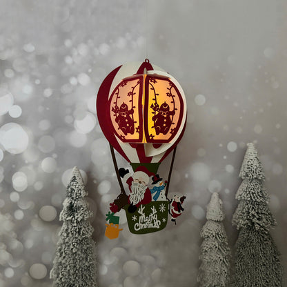Christmas – 3D Lantern SVG File for Cricut & Silhouette