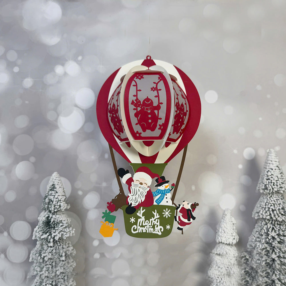 Christmas – 3D Lantern SVG File for Cricut & Silhouette