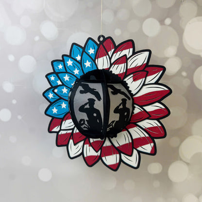 America – 3D Lantern SVG File for Cricut & Silhouette