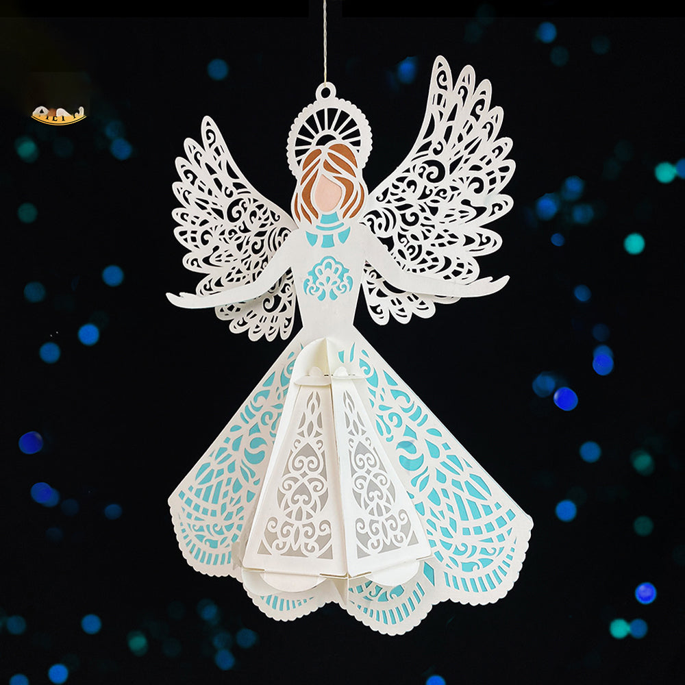 Angel 2 – 3D Lantern SVG File for Cricut & Silhouette