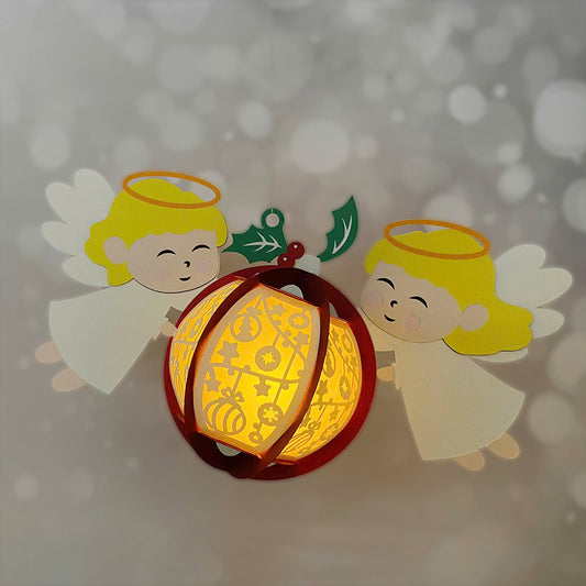 Angel 3 - 3D Lantern Angel File - Cricut File  - VEKTOR KRAFT