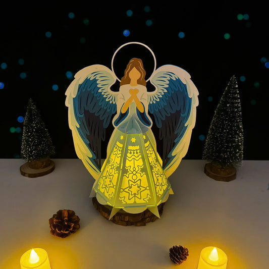 Angel - 3D Lantern Angel File - Cricut File  - VEKTOR KRAFT