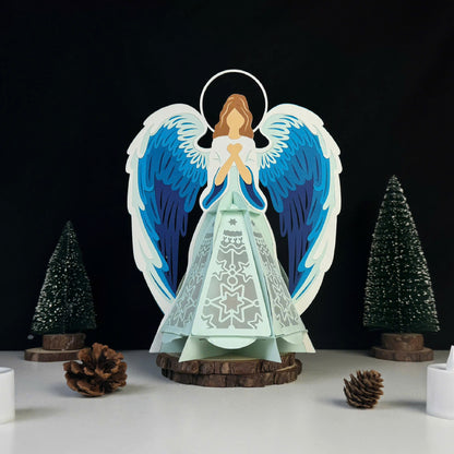 Angel – 3D Lantern SVG File for Cricut & Silhouette