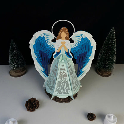 Angel – 3D Lantern SVG File for Cricut & Silhouette