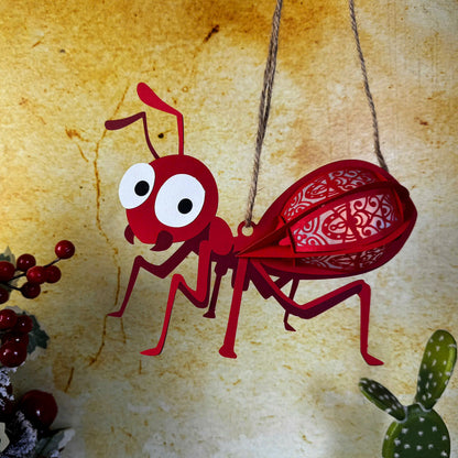 Ant – 3D Lantern SVG File for Cricut & Silhouette