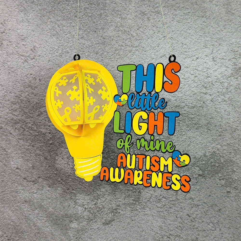 Autism 2 – 3D Lantern SVG File for Cricut & Silhouette