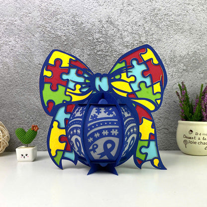 Autism 3 – 3D Lantern SVG File for Cricut & Silhouette