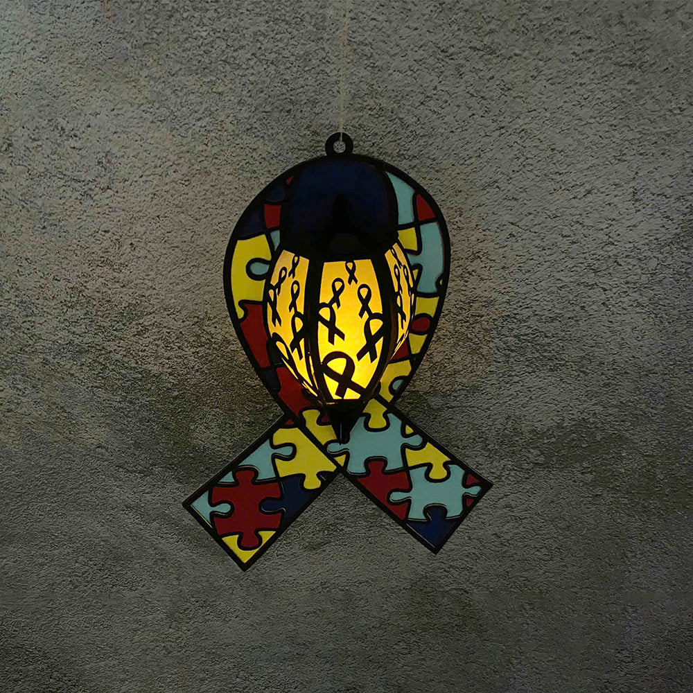 Autism – 3D Lantern SVG File for Cricut & Silhouette