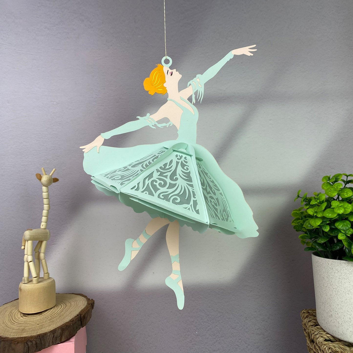 Ballet – 3D Lantern SVG File for Cricut & Silhouette