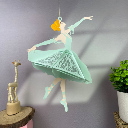 Ballet – 3D Lantern SVG File for Cricut & Silhouette