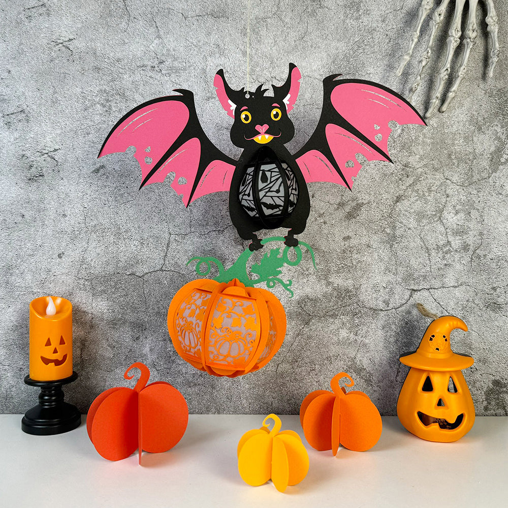 Bat – 3D Lantern SVG File for Cricut & Silhouette