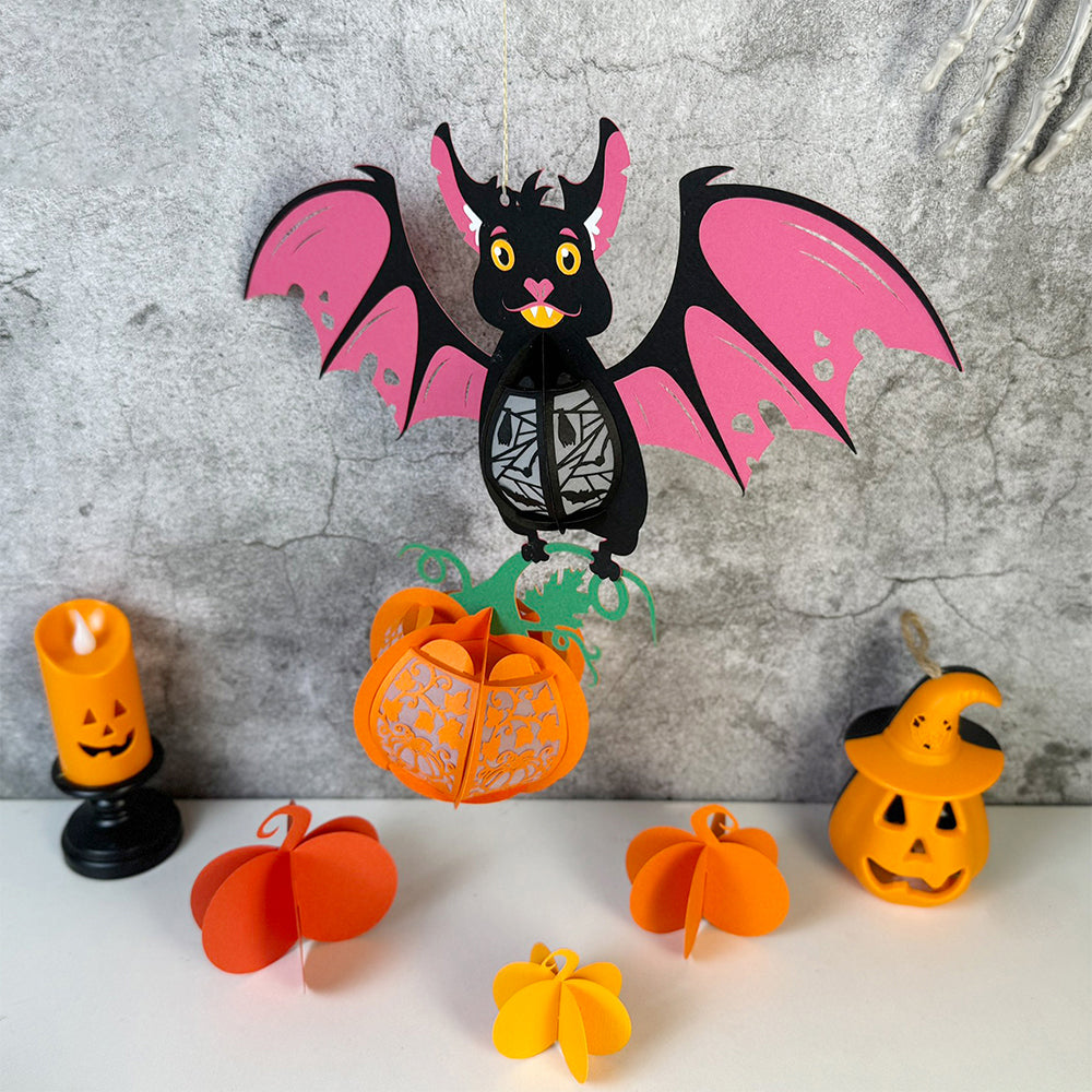 Bat – 3D Lantern SVG File for Cricut & Silhouette