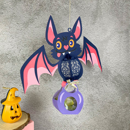 Bat 3 – 3D Lantern SVG File for Cricut & Silhouette
