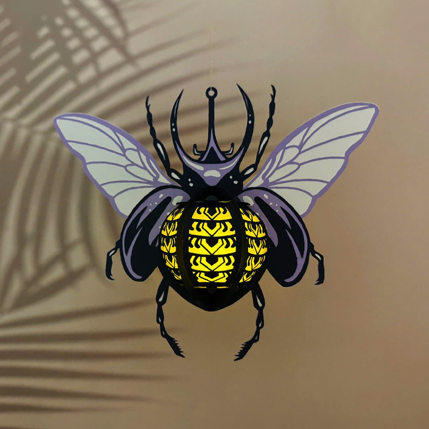 Beetle – 3D Lantern SVG File for Cricut & Silhouette