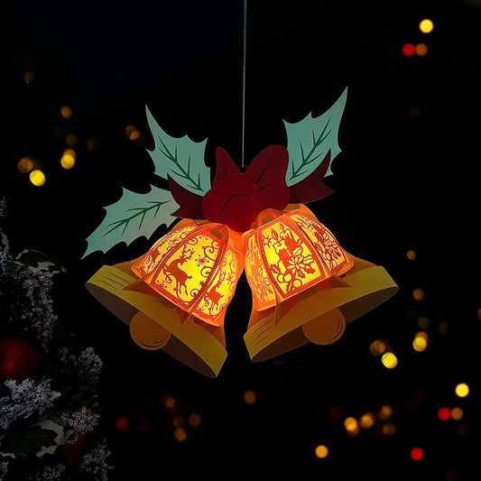 Bells - 3D Christmas Lantern File - Cricut File  - VEKTOR KRAFT