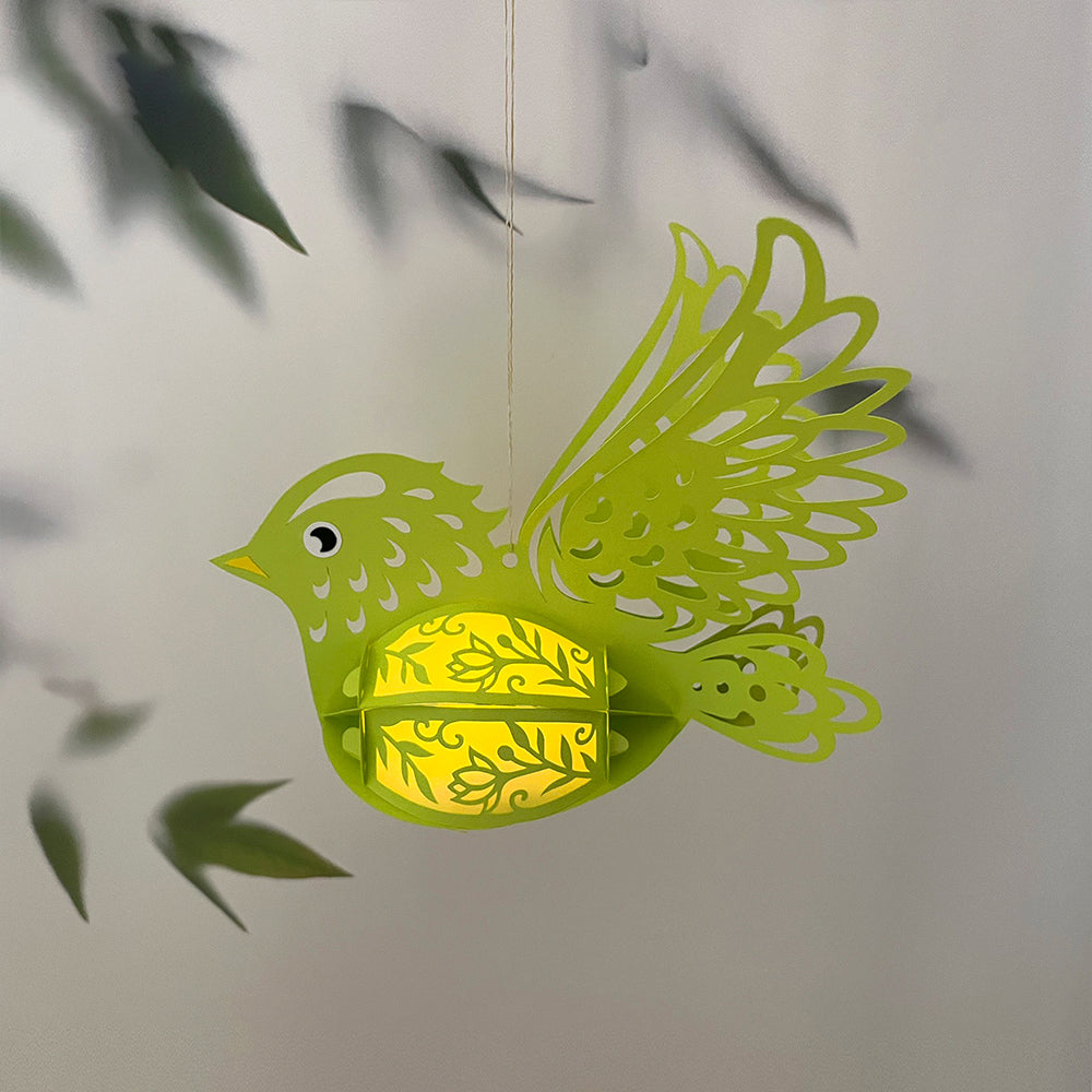 Bird – 3D Lantern SVG File for Cricut & Silhouette