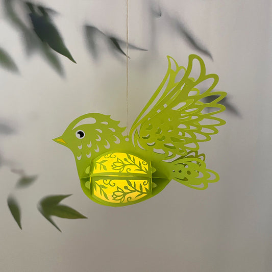 Bird - 3D Animal Lantern File  - Cricut File  - VEKTOR KRAFT